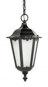Zewnętrzna lampa wisząca latarenka SU-MA K 1018/1/D Retro Classic E27 IP43 24cm x 81cm