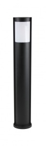 Czarny słupek oświetleniowy SU-MA TO 3902-H 919 BL Elis E27 IP54 92cm
