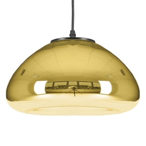 Lampa wisząca złoty szklany klosz Step Into Design ST-9002M gold Victory Glow E27 30cm x 221cm
