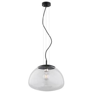Pojedyncza lampa wisząca ze szklanym kloszem 40cm Argon 4351 Trini E27