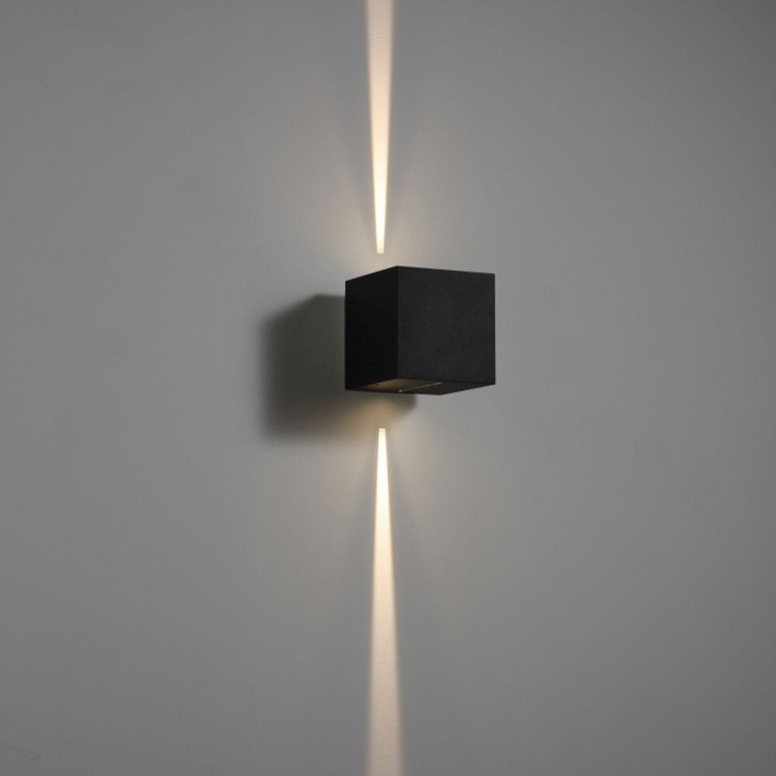 Lampa ELKIM Lighting Quatro 300/2 830002103 czarny - 71d4f1a0edfa95f005f338a7d64f2a7b