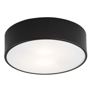 Czarny okrągły plafon lampa sufitowa 25cm Argon 3081 Darling 2xE27