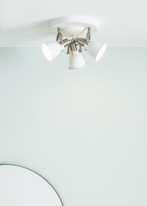 Lampa sufitowa plafon biały styl skandynawski regulowane klosze MarkSlojd 107855 Alton 3xE14 16cm x 32cm