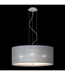 Lampa wisząca z okrągłym abażurem Ramko 67543 Nodo Metalix 4xE27 50cm