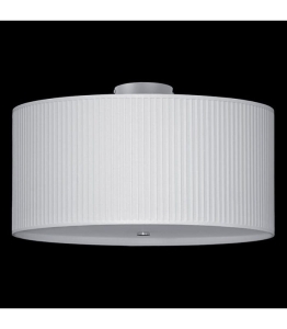 Lampa sufitowa szeroki plafon z abażurem z forniru Ramko 67542 Nodo 6xE27 80cm