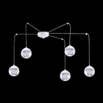 Lampa Wisząca Ramko 66316 Nela LED 5x1,5W Biały barwa światła do wyboru