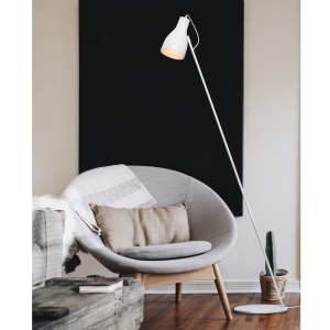 Lampa podłogowa prosta pochylona Ramko 66146 Lotta E27 160cm