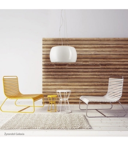 Szklana lampa wisząca Ramko 67501 Galaxia 3xE27 55cm opal połysk