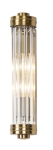 Mosiężny kinkiet walec z szklanym kloszem Max Light W0240 Florence 2xE14