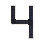 Lampa solarna numer 4 na dom Paulmann 79845 IP44 3000K 23cm x 16cm czarny