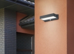 Lampa zewnętrzna ogrodowa elewacyjna ścienna Trio 226669242 Cuando LED 11W 3000K IP54  czujnik ruchu zmierzchu antracyt