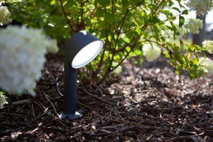 Zewnętrzna lampa stojąca słupek ogrodowy Lutec 7288602118 Dakota LED 12W 2700K IP54 45cm szary