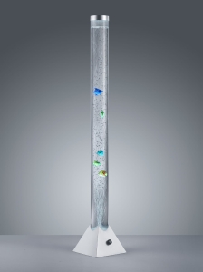 Lampa podłogowa dekoracyjna słup akwarium z bąbelkami i rybkami RL R5073-47 Motion LED 3,6W RGB 130cm