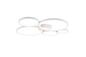Lampa okręgi sufitowa Trio 622610531 Rondo LED 49W 3000K ściemniacz biała