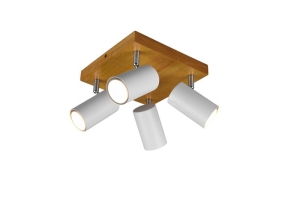 Lampa sufitowa punktowa spot Trio 812400431 Marley 4xGU10 Biały
