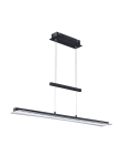 Lampa wisząca czarna podłużna listwa na linkach RL R32421132 Smash LED 18W 100cm