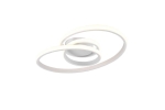 Lampa sufitowa nowoczesna zawijana serpentyna biała RL R62751131 Sansa LED 18W 3000K
