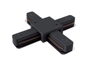 Czarny łącznik X do szyn natynkowych 1F Maytoni TRA001CX-11B