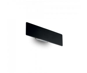 Czarny płaski prostokątny kinkiet lampa ścienna Ideal Lux 179315 Zig Zag LED 12,5W 1450LM 3000K 29cm