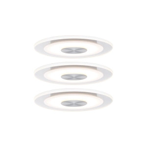 Zestaw premium Whirl LED 3x5,5W 230V 120mm satyna/ Aluminium Paulmann PL92907