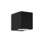 Czarna zewnętrzna lampa ogrodowa kostka kinkiet elewacyjny Ideal Lux 115313 Up G9 IP44