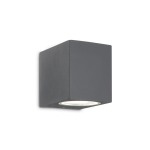 Antracytowa zewnętrzna lampa ogrodowa kostka kinkiet elewacyjny Ideal Lux 115306 Up G9 IP44