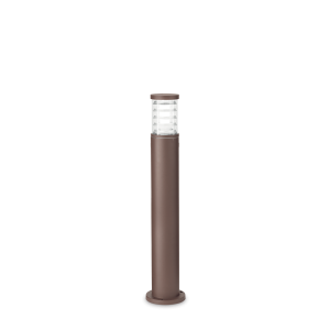 Kawowa lampa stojąca słupek ogrodowy Ideal Lux 163741 Tronco E27 IP44 80cm