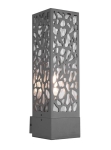 Zewnętrzna lampa ścienna kinkiet na elewację Trio 207360142 Cooper E27 IP44 antracyt