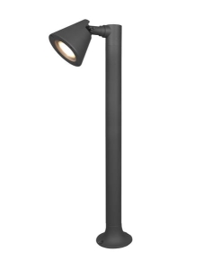 Zewnętrzna lampa stojąca słupek ogrodowy Trio 506060142 Kaveri GU10 IP44 60cm antracyt