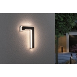 Lampa solarna numer 7 na dom Paulmann 79848 IP44 3000K 23cm x 16cm czarny