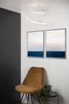 Biała lampa sufitowa spirala ledowa ściemnialna 3-stopniowo Lucide 46199/25/31 Maxence LED 24W 3000K 46cm