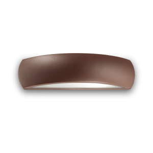 Kawowa aluminiowa lampa ścienna zewnętrzna światło góra - dół Ideal Lux 163598 Giove E27 IP54 33cm