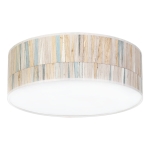 Lampa sufitowa okrągły abażur materiałowy plafon Britop 4863802 Malo 3xE27 38cm