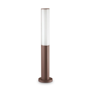 Kawowa aluminiowa zewnętrzna lampa stojąca słupek ogrodowy Ideal Lux 246956 Etere LED 10W 1130LM 4000K IP44 60cm