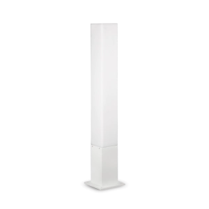 Biała zewnętrzna lampa stojąca słupek ogrodowy Ideal Lux 142999 Edo Outdoor GX53 IP44 79cm