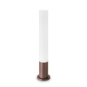 Kawowa zewnętrzna lampa stojąca słupek ogrodowy Ideal Lux 213071 Edo Outdoor GX53 IP44 80cm