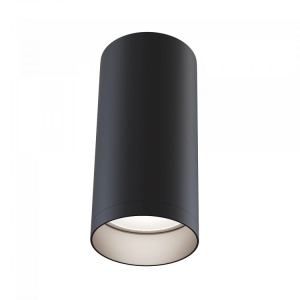 Lampa Sufitowa Punktowa Spot Maytoni C010CL-01B Focus GU10 13cm x 6cm czarny bez regulacji