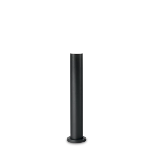 Czarna zewnętrzna lampa stojąca świecący słupek ogrodowy Ideal Lux 249483 Clio E27 IP44 60cm