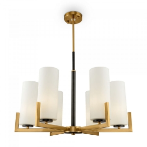 Lampa Wisząca Żyrandol Maytoni MOD089PL-06BS Fortano 6xE27 67cm x 75cm mosiądz