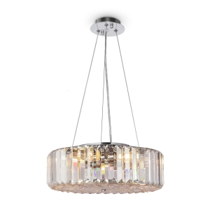 Lampa wisząca Żyrandol kryształowy Maytoni MOD080CL-06CH Recinto 6xE27 40cm x 85cm chrom