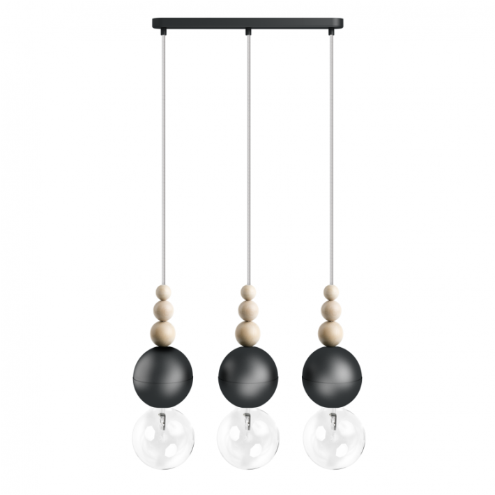 Lampa Kolorowe Kable Loft Bala 3L LBCZS3LB02 czarny - ce487e29ca0d77e4eec8fbdf4e75118a