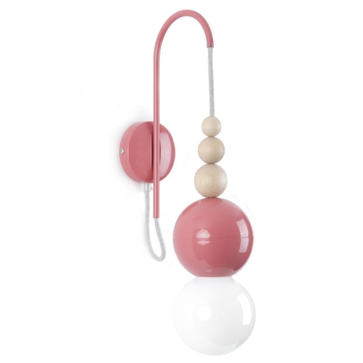 Lampa Kolorowe Kable Loft Bala LBRKB02 różowy - 94ff21b89dffbf6a880e340e2e2ae7af