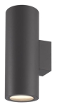 Lampa ścienna kinkiet grafitowa tuba Mantra 6482 Volcano 2xE27 30cm