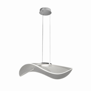 Lampa wisząca w stylu kosmicznego obłoku Vivida International 0076.31.CR Nebula LED 30W 3000K 70cm x 150cm