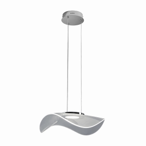 Lampa wisząca z kloszem niczym mgławica międzygwiezdna Vivida International 0076.30.CR Nebula LED 15W 3000K 47cm x 150cm