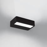 Czarny prostokątny kinkiet z światłem w górę i dół Vivida International 0035.11.NE Block LED 16W 3000K 17,6cm