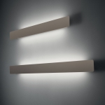 Beżowo piaskowy podłużny prostokątny płaski kinkiet Kinkiet Vivida International 0005.10.SA Line LED 24W 3000K 75cm