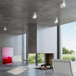 Blake Biały Plafon Sollux Lighting SL.0698