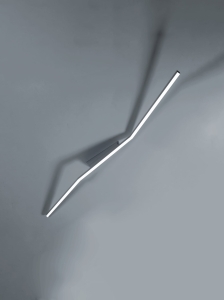 Biała lampa sufitowa zagięta listwa Vivida International 0041.22.BI WN Bow LED 30W 3000-4000K 142cm