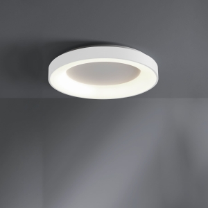 Biały okrągły plafon lampa sufitowa Vivida International 0043.22.BI Inner R LED 80W 3000K 80cm